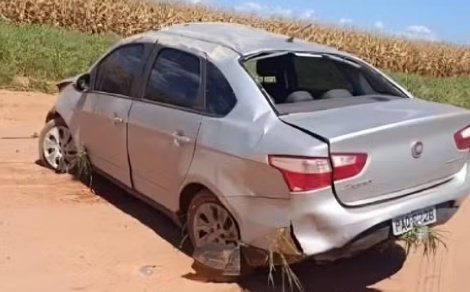 Adolescente de 13 anos morre em acidente de trânsito após pegar carro do pai escondido em MT