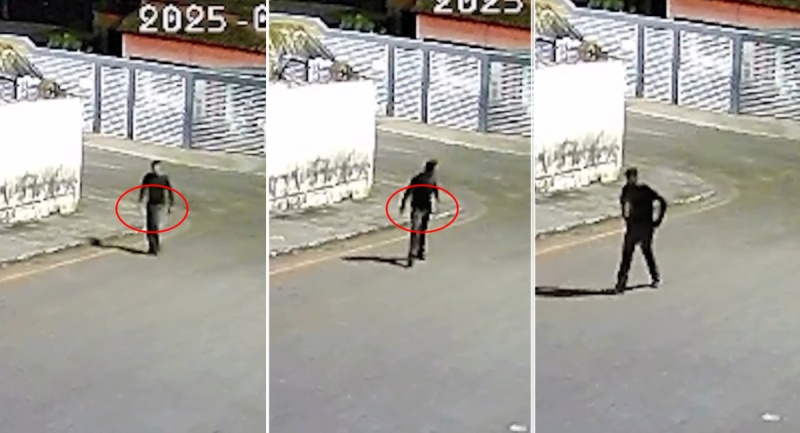 Homem anda pela rua com faca após matar mulher em MT