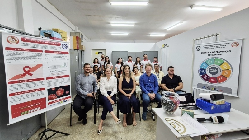 Prefeitura e UFMT inauguram Unidade de Autoteste de HIV para comunidade acadêmica