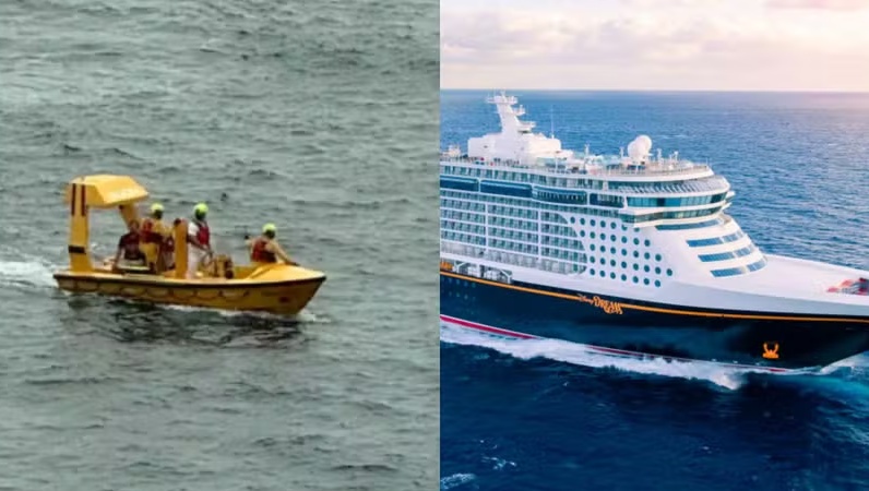 Criança de 4 anos cai do quarto andar de navio de cruzeiro da Disney; pai pulou no mar para resgatá-la