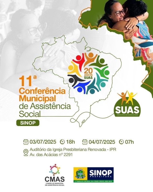 Conferência Municipal de Assistência Social começa nesta quinta (03)