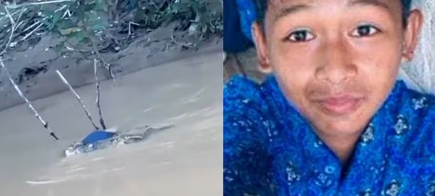 Vídeo mostra crocodilo arrastando corpo de adolescente após ataque fatal na Indonésia