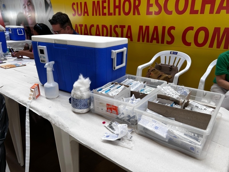 Saúde aplica mais de 700 doses de vacinas durante ação itinerante desse final de semana