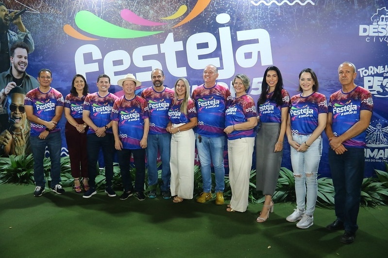 Prefeito Roberto Dorner e autoridades lançam Festeja Sinop 2025; confira programação
