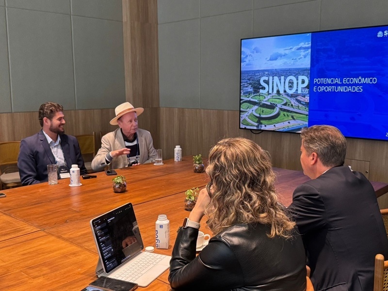 Em SP, prefeito apresenta potencial de Sinop para empresários e investidores