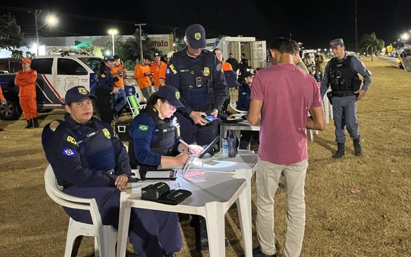 Operação Lei Seca registra 11 prisões por embriaguez e 49 veículos removidos em Sinop