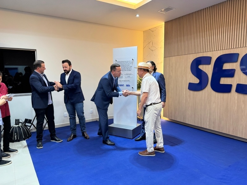 Prefeito destaca parceria com 'Sistema S' e pujança de Sinop em inauguração do Sesi