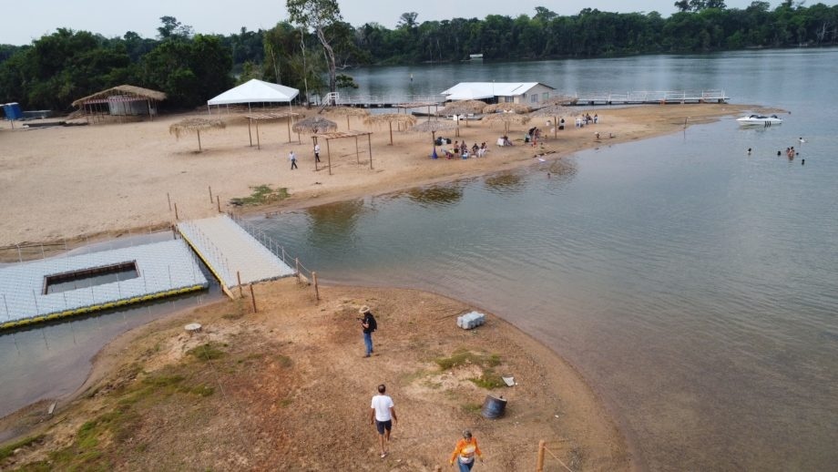 Festival de praia é cancelado após usina hidrelétrica reduzir nível de reservatório por alerta de segurança em MT
