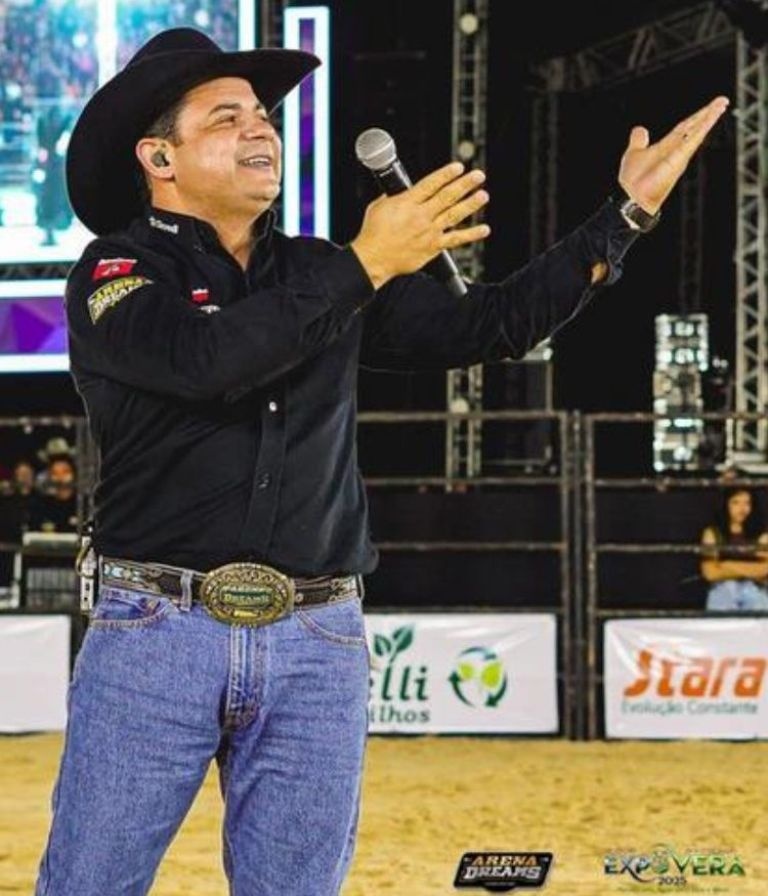 Em Barretos, sinopense é chamado para narrar o Rodeio Internacional