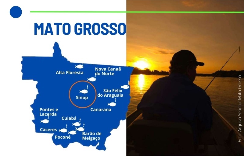 Sinop é destaque em boletim nacional sobre turismo de pesca esportiva