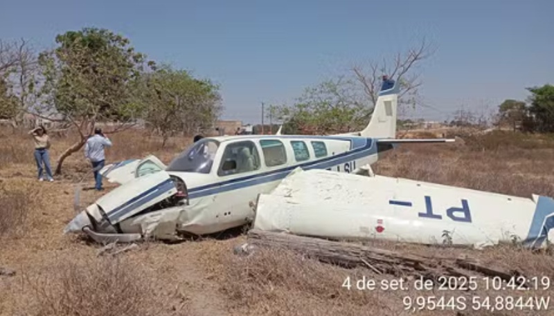 Grávida que estava em avião que caiu perdeu o pai e o irmão em acidente semelhante há 5 anos em MT