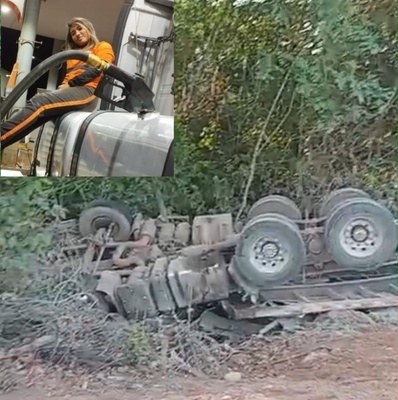 Moradora de Sinop morre em tombamento de carreta na BR-163 no Pará