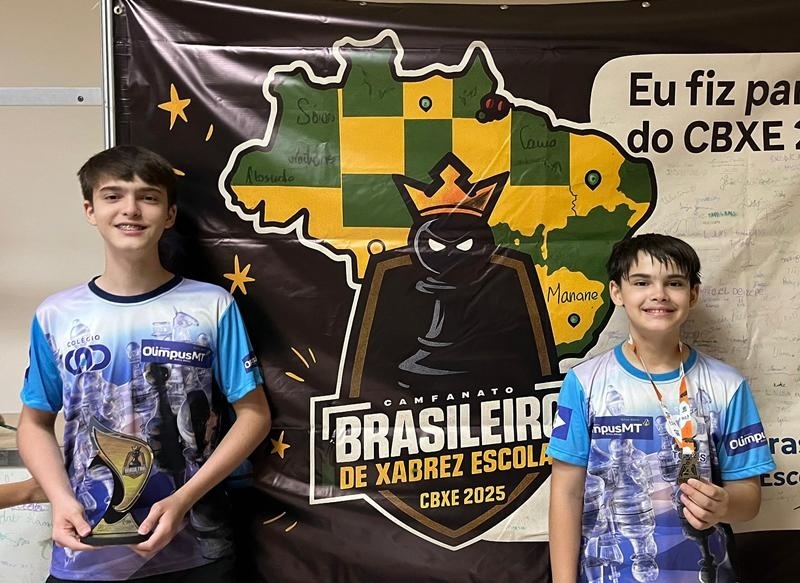 Sinopenses se destacam no Campeonato Brasileiro de Xadrez Escolar 2025