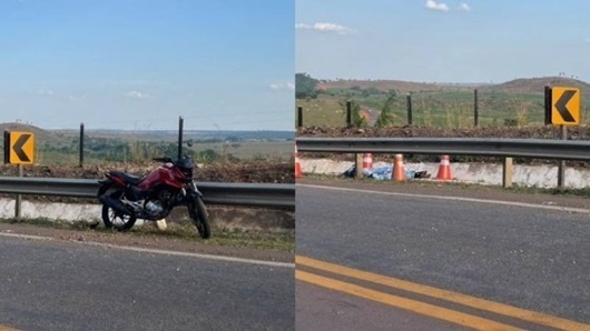 Jovem perde o controle da moto, bate em mureta e morre