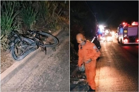 Ciclista idoso morre atropelado em rodovia e motorista foge