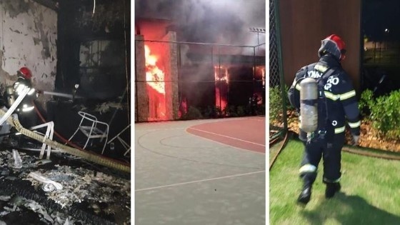 Explosão em churrasqueira de condomínio de luxo deixa 4 feridos
