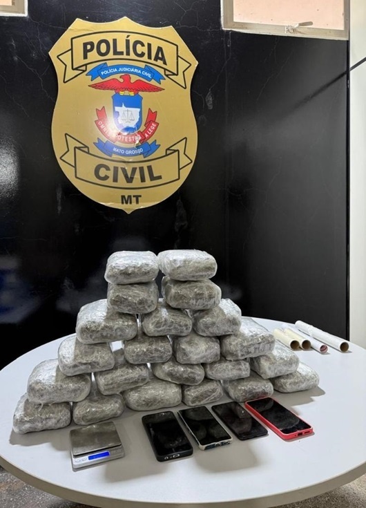 Quatro pessoas são presas com 22 tabletes de supermaconha