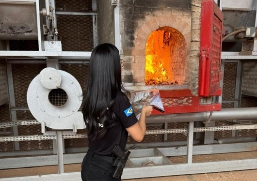 Polícia Civil incinera 36 kg de drogas apreendidas na região de Poxoréu