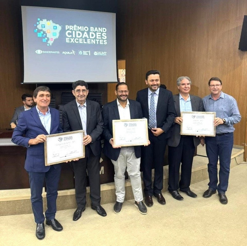 Pelo 4º ano consecutivo Sinop conquista prêmio Band Cidades Excelentes