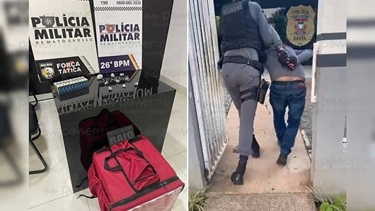 ''Entregador'' é preso transportando drogas em bag