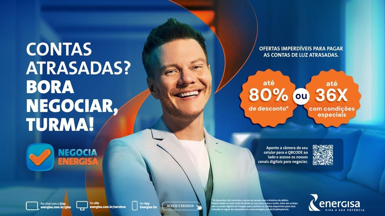 Energisa inicia programa de negociação de dívidas com descontos de até 80%