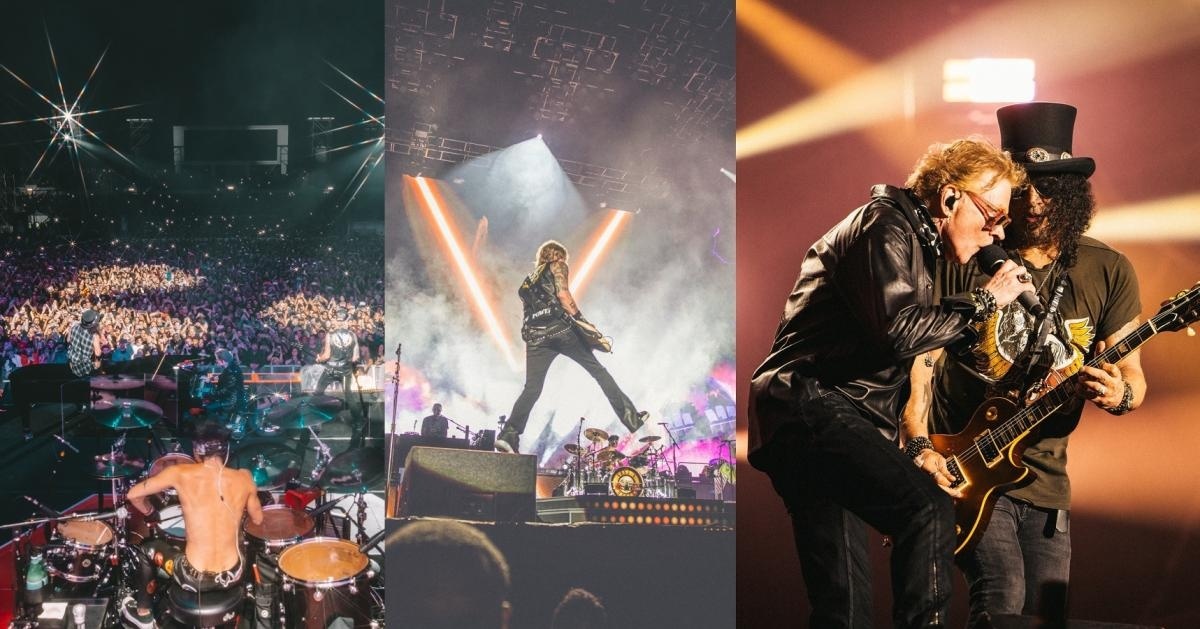 Palco do Guns N'Roses começa a ser montado na segunda