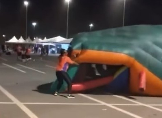 Menina é arremessada de brinquedo e sofre fratura no crânio em MT