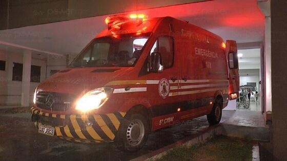 Ciclista fica ferido após colidir em caminhão parado em Nova Mutum
