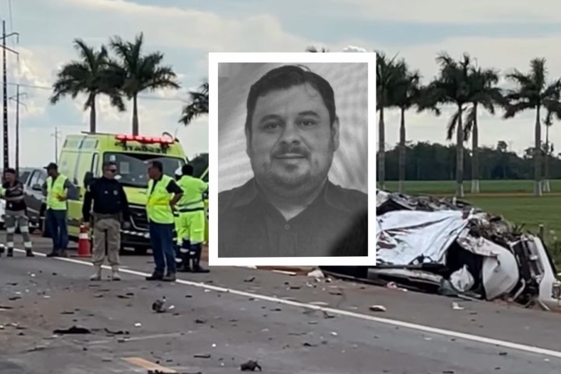 Colisão frontal na BR-163 entre Sorriso e Sinop mata motorista