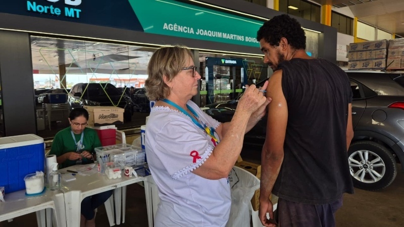 Com ação especial de fim de semana, Sinop ultrapassa 193,5 mil doses de vacinas aplicadas em 2025