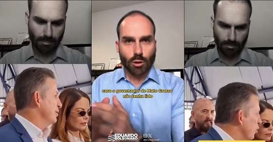 Eduardo Bolsonaro ataca Mendes e aprofunda crise entre parlamentar e os políticos de direita