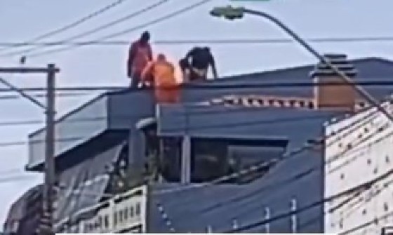 Homem leva choque em telhado de loja em MT