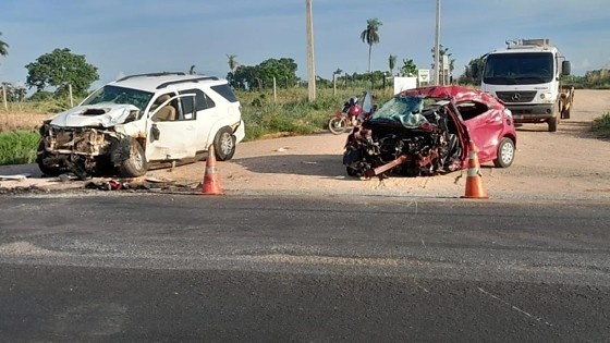 Acidente envolvendo 4 carros deixa 3 mortos e 5 feridos em MT