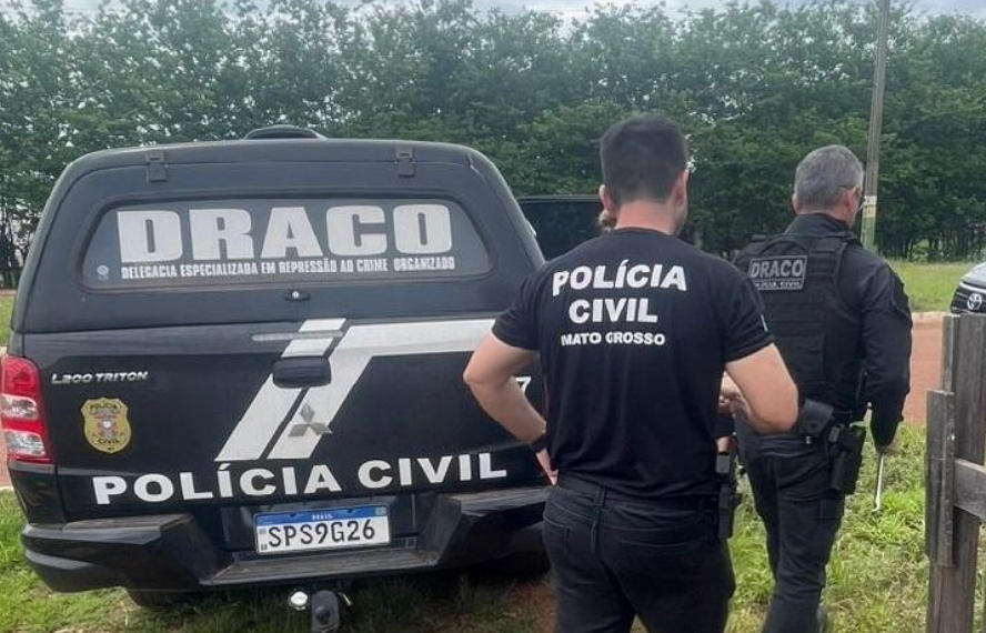 Polícia Civil cumpre cinco mandados contra casal faccionado envolvido em crimes no Norte de MT
