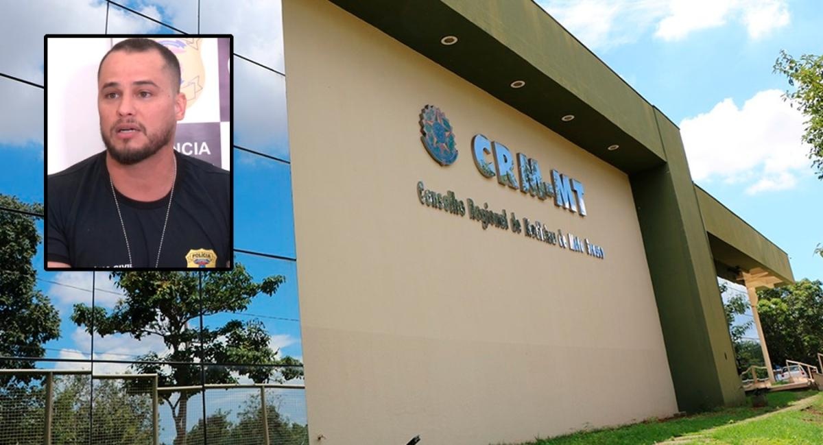 CRM-MT protocola denúncia contra delegado que prendeu médico em consultório