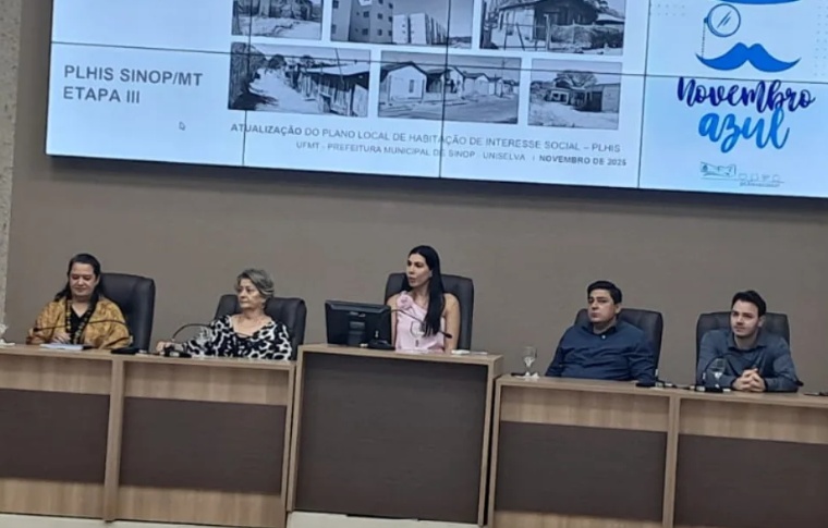 Prefeitura debate construção do Plano de Habitação de Interesse Social que planeja Sinop para próxima década