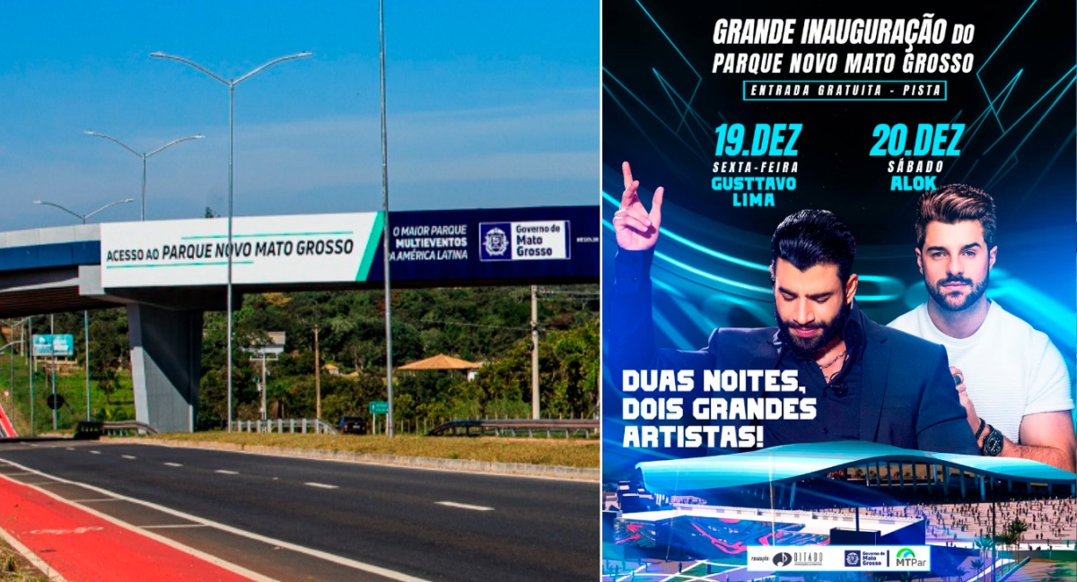 Produtora anuncia Gusttavo Lima e Alok no Novo Mato Grosso
