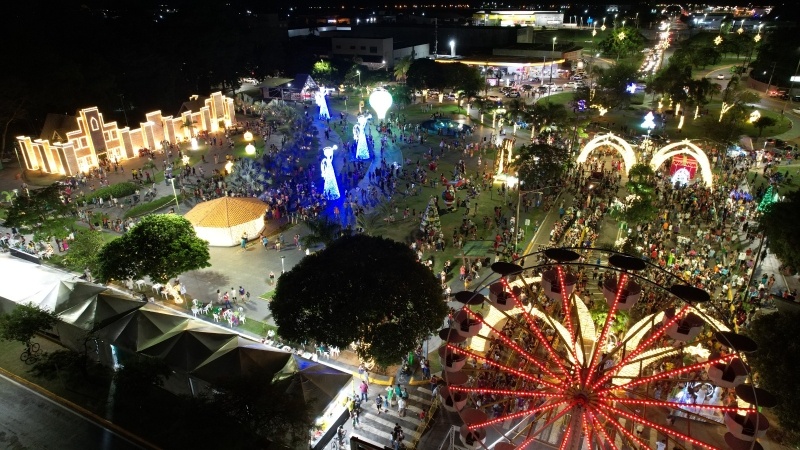 Abertura oficial do Natal dos Sonhos será neste sábado (06) em Sinop; veja a programação completa