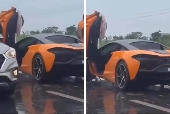 Empresário bate McLaren na Estrada de Chapada em desfile de carrões