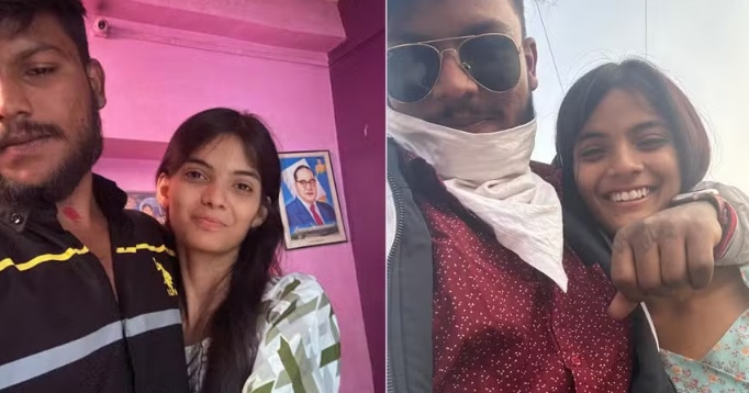 Jovem indiana se casa com o corpo do namorado, assassinado por parentes dela