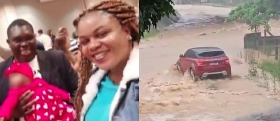 Família morre após carro ser arrastado pela enxurrada