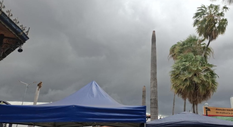 Fim de semana será de céu nublado e alerta de temporais