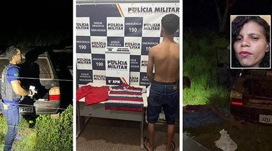 Mulher é morta e deixada dentro de carro no meio de pasto em MT
