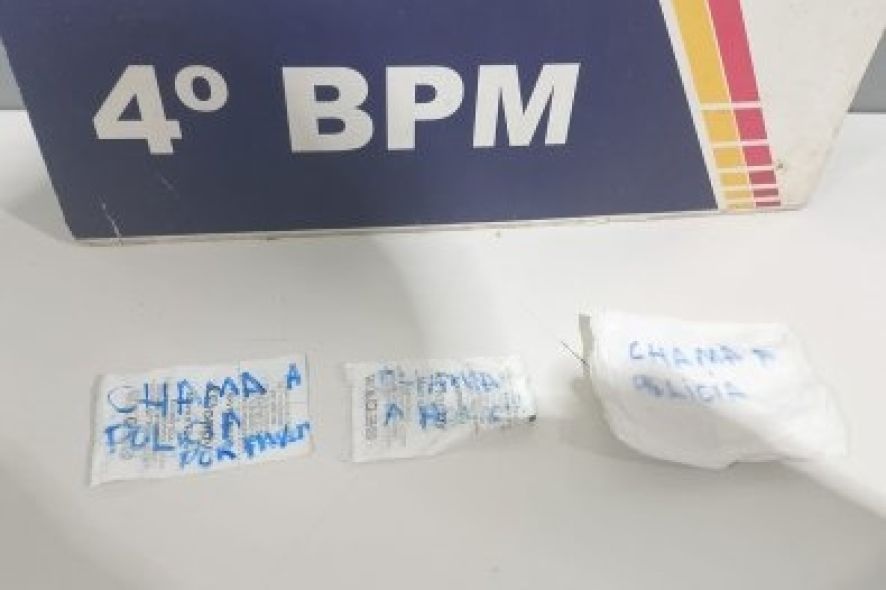 Mulher manda bilhete de socorro ao vizinho e é resgata em VG