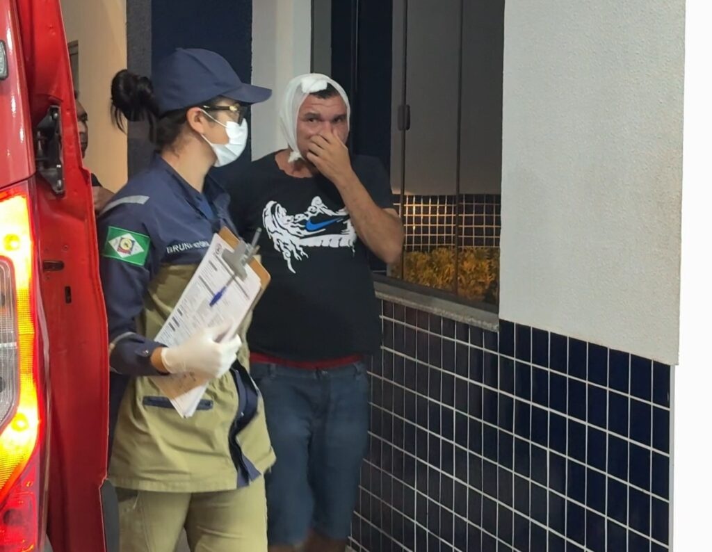Discussão por futebol e bebida termina com marido agredido pela esposa em Sorriso