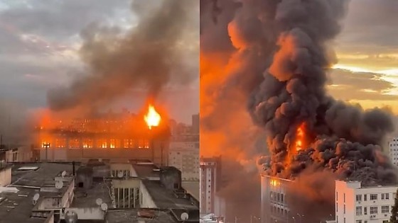 Incêndio atinge colégio centenário no RS