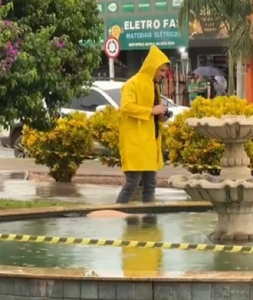 Homem é encontrado morto dentro de chafariz em Lucas do Rio Verde
