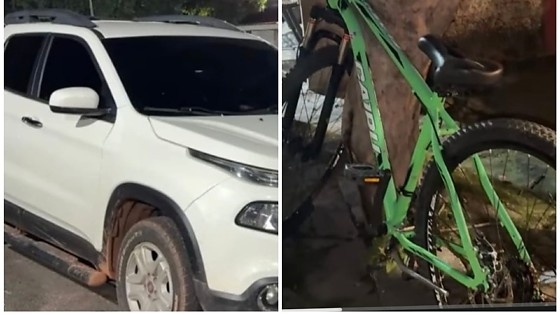 Menino é atropelado enquanto andava de bicicleta
