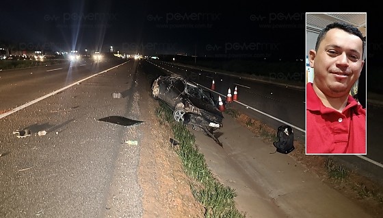 Homem de 34 anos morre em grave acidente na BR-163