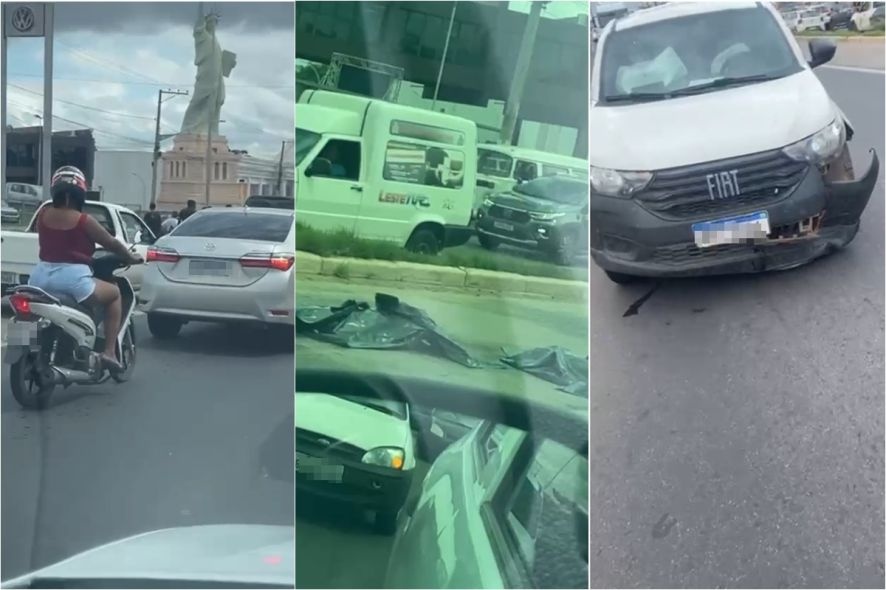 Acidente mata mulher na Avenida de Várzea Grande; corpo partiu ao meio